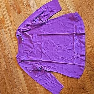Long sleeve purple tee 22/24